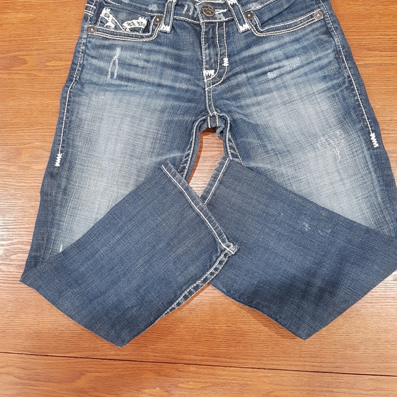 Big Star Denim - Big Star Distressed Blue Capi Jeans